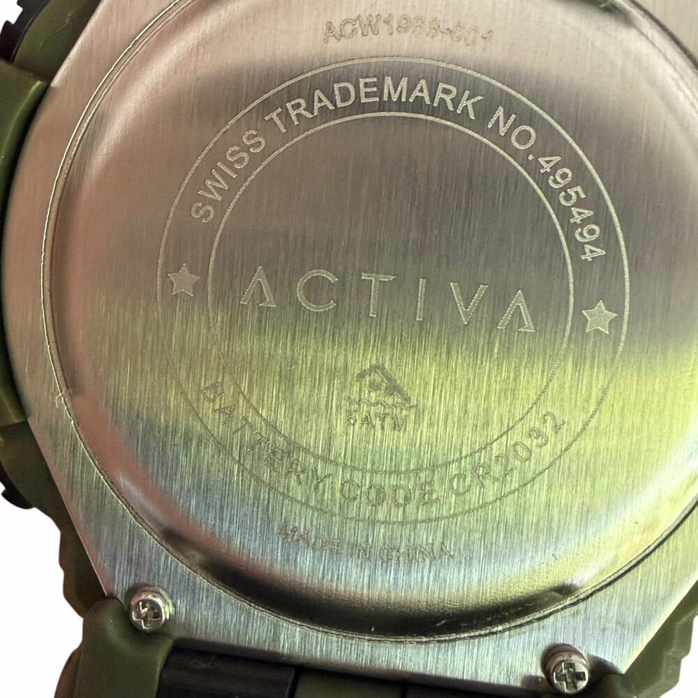 Activa X Invicta Digital Men's Watch - 56mm, Camouflage, ACW1968-001 - Picture 5 of 11